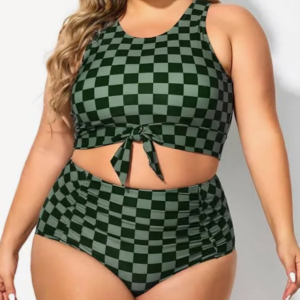 Meet curve matching swimsuit set